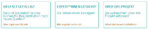 Vielfaltfinder. Expertendatenbank & Recherchetool für Medienschaffende > ow.ly/XmiLv | @vielfaltfinder