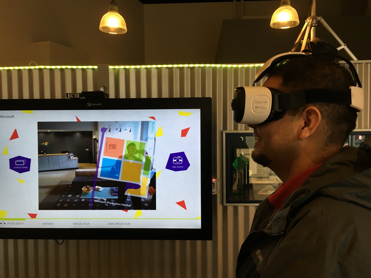 Nothing like a little VR at work