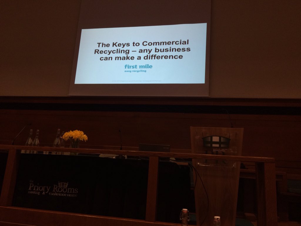 WoodbrookeUK's tweet photo. Our Quaker centres are exploring commercial recycling with first mile @LondonRecycling at @theprioryrooms #QCG16 https://t.co/Ac05v7n7em