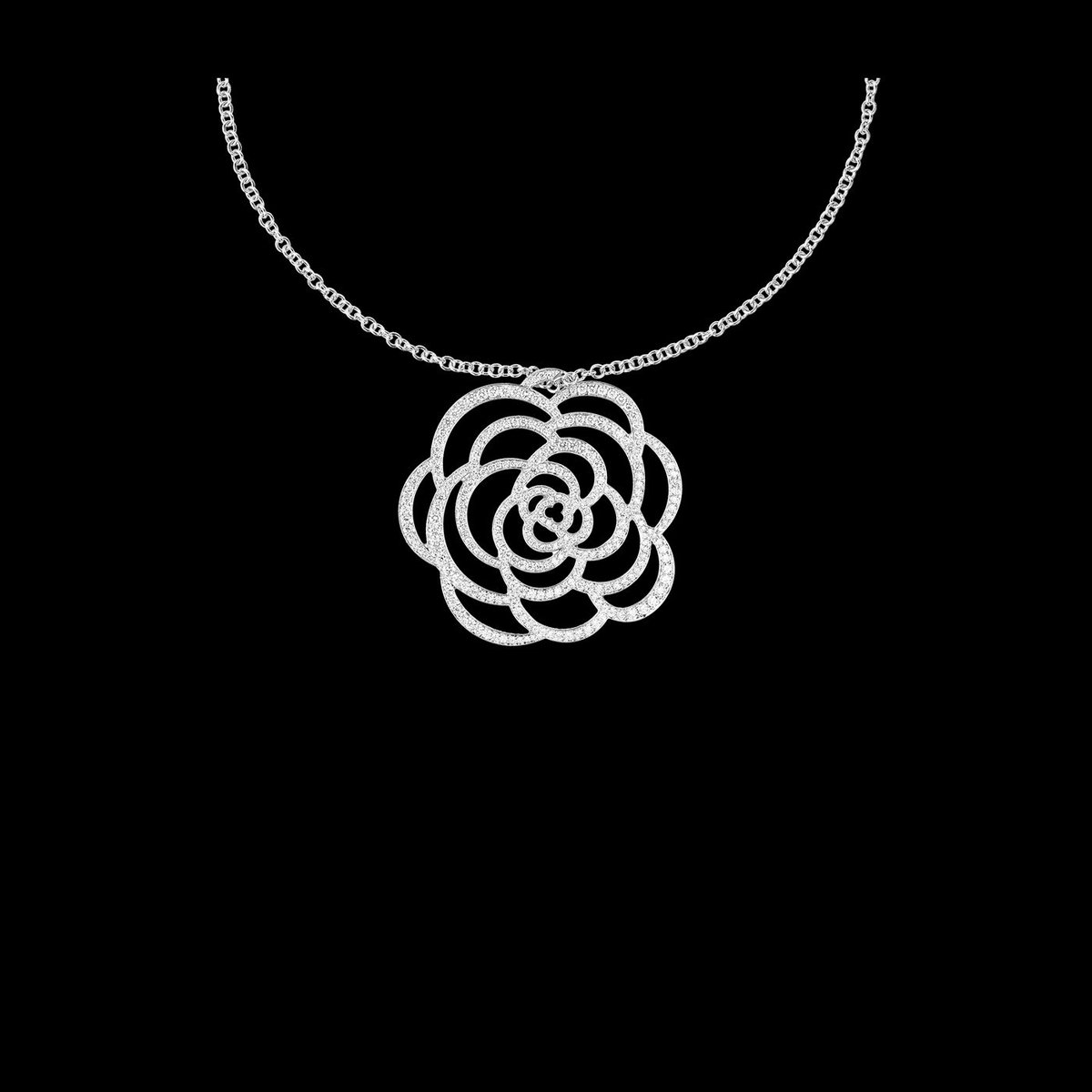 Mpt_KB's tweet photo. Krystal's necklace / Chanel - Camélia Pendant in 18K white gold and diamonds $25,000 https://t.co/0bfZIFUYTO