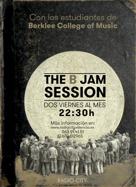 RadioCityValenc's tweet photo. Mañana, primera #BJamSession del año con @berkleevalencia, @maxformentera y @XinoGomezMusico #JamSession https://t.co/g7UwSqwa9M
