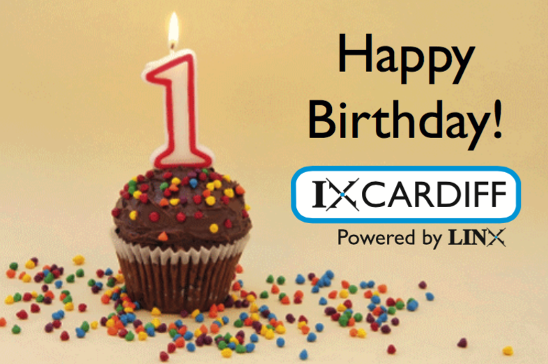 LINX_Network's tweet photo. Happy 1st Birthday to our regional exchange #IXCardiff! #growing #peering #digital #future https://t.co/PsIOIROYaB