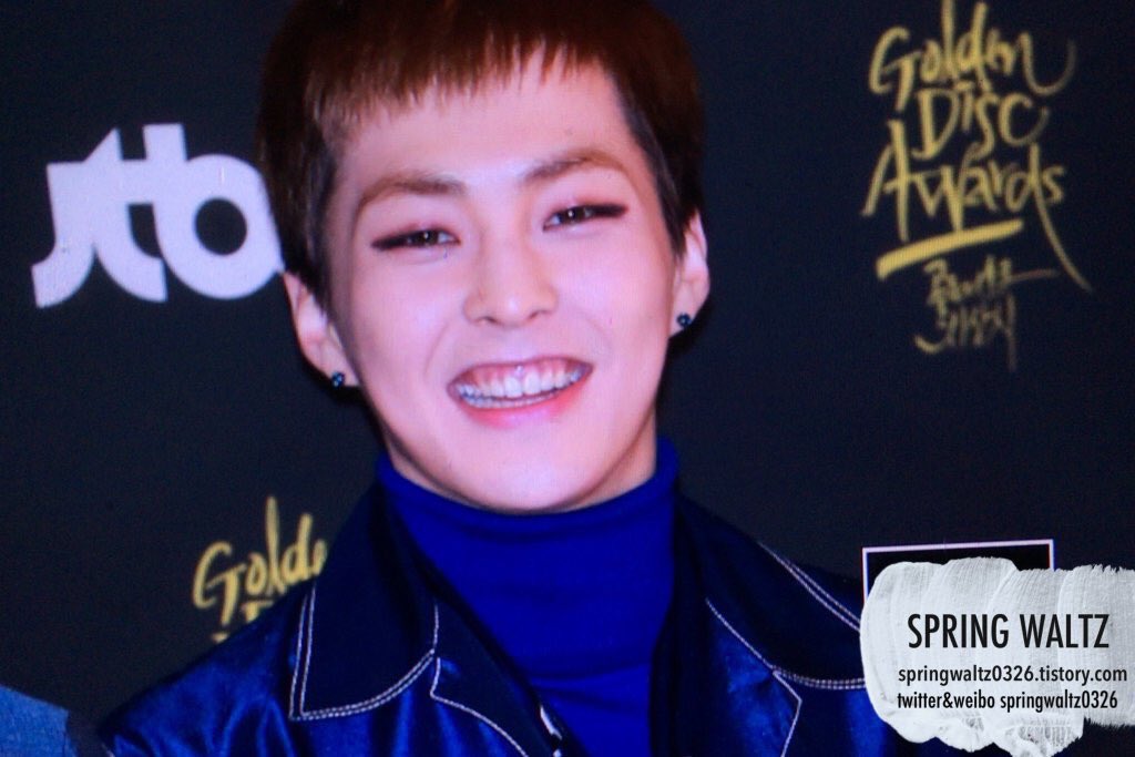 SMent_EXO's tweet photo. [PREVIEW] 160121 XIUMIN @ GDA red carpet cr. Springwaltz https://t.co/hGMZQQlOr3