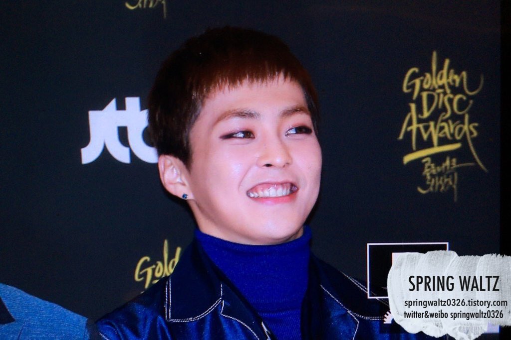 SMent_EXO's tweet photo. [PREVIEW] 160121 XIUMIN @ GDA red carpet cr. Springwaltz https://t.co/hGMZQQlOr3