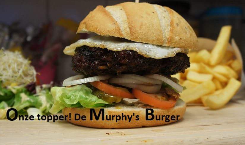 murphysstation's tweet image. Onze topper! De Murphy's Burger van 300 gram.