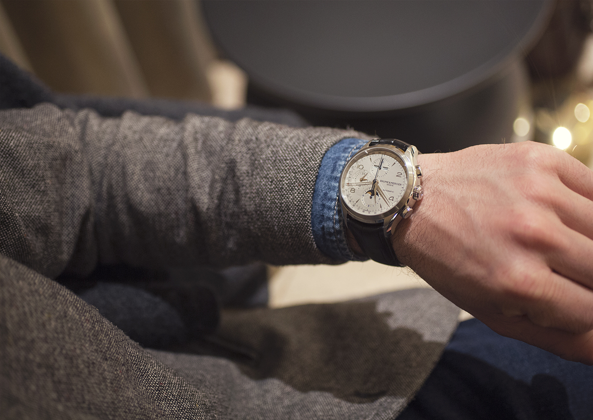 CarnetsduLuxe's tweet photo. #SIHH  
BAUME &amp; MERCIER https://t.co/enVK3z30l9