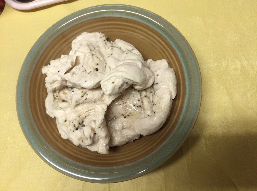 自家製サラダチキン。