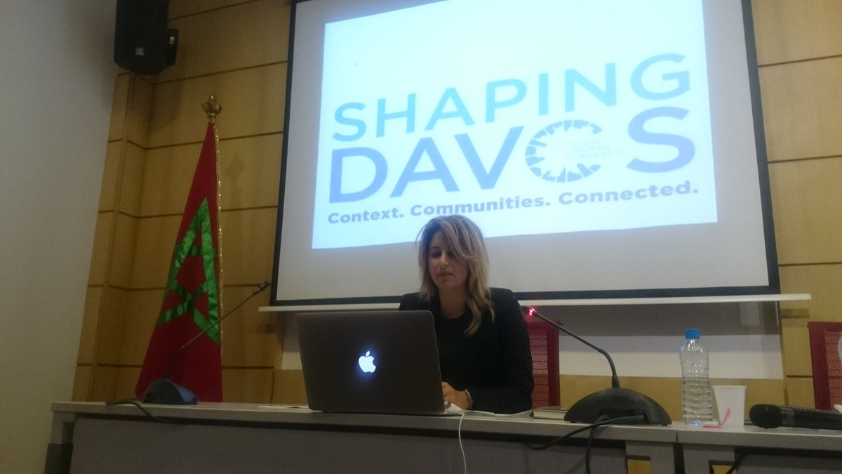 RabatShapers's tweet photo. And we are live with#shapingdavos from #rabat #morocco #Davos #WEF16 #globalshapers https://t.co/qjY21hbnlc