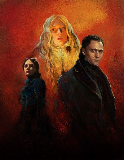 Proceed with caution around the Sharpes. Art by ANNONI Sebastien bit.ly/1niwJ3W #FanArtFriday #CrimsonPeak