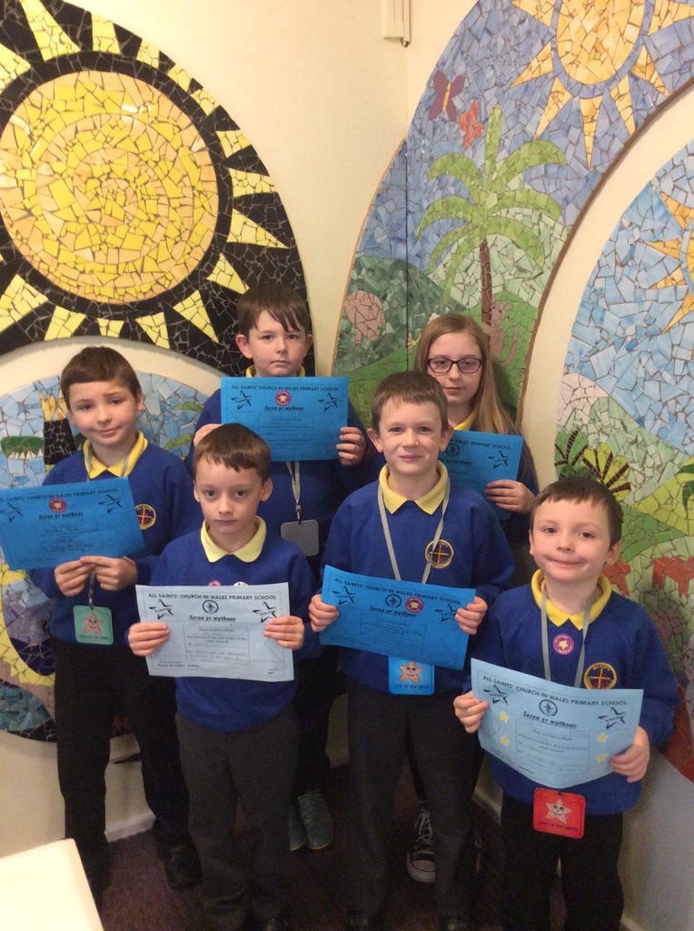All_SaintsPri's tweet photo. Congratulations to our Stars of the Week! Well done for a fantastic effort in school this week! #serenyrwythnos https://t.co/qQRDRBmvR9
