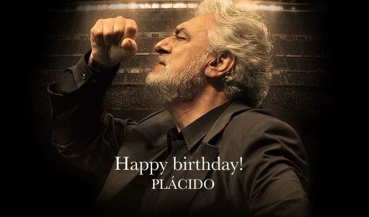 GlobalSpain's tweet photo. Spain is celebrating that our great voice turns 75 years today! Happy Birthday @PlacidoDomingo! #PlacidoEnElAlma https://t.co/uVHUs1tGX9