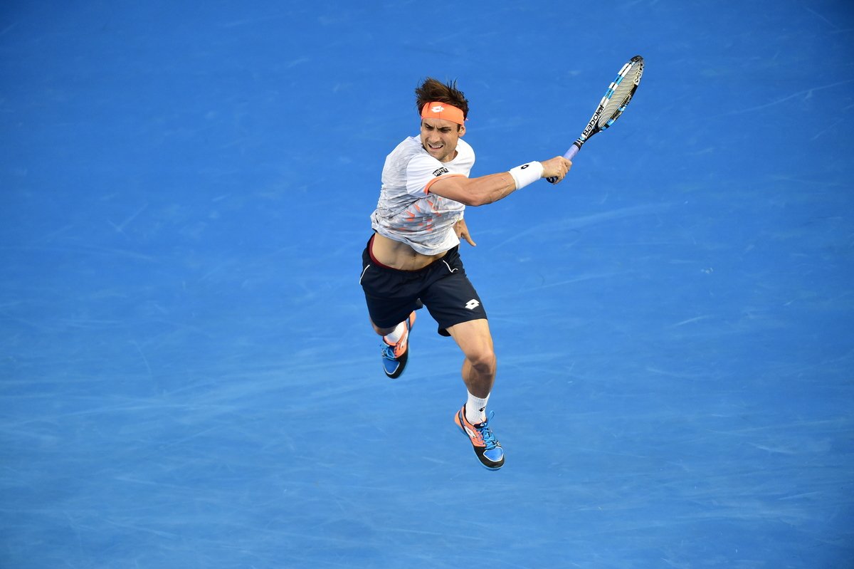 AustralianOpen's tweet photo. Ferrer brings @lleytonhewitt’s magnificent singles career to a close, downing the Aussie 6-2 6-4 6-4 

#HewBeauty https://t.co/gyBQOXcCjh