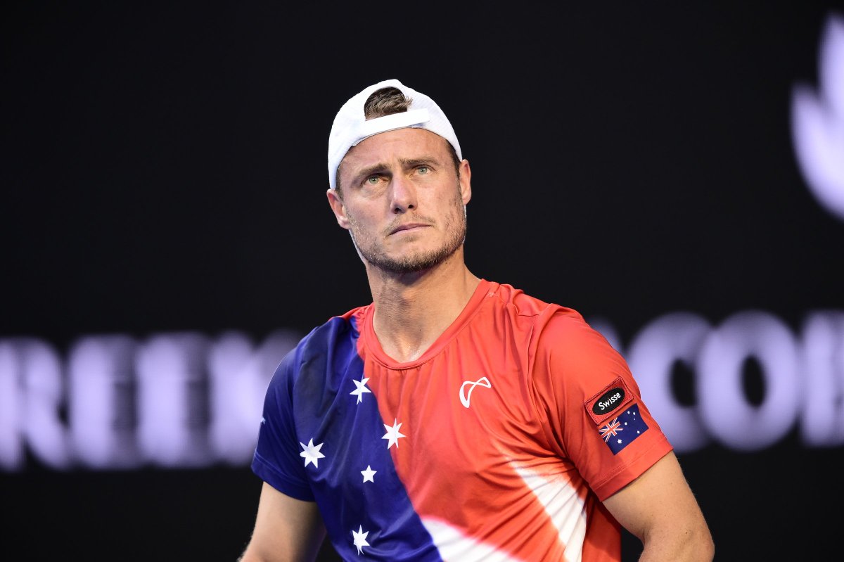 AustralianOpen's tweet photo. Ferrer brings @lleytonhewitt’s magnificent singles career to a close, downing the Aussie 6-2 6-4 6-4 

#HewBeauty https://t.co/gyBQOXcCjh