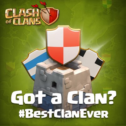 ClashofClans's tweet photo. Is your Clan recruiting? Tweet your Clan tag &amp; min requirements so that other Clashers can find you! #BestClanEver https://t.co/GheVqeBzNo