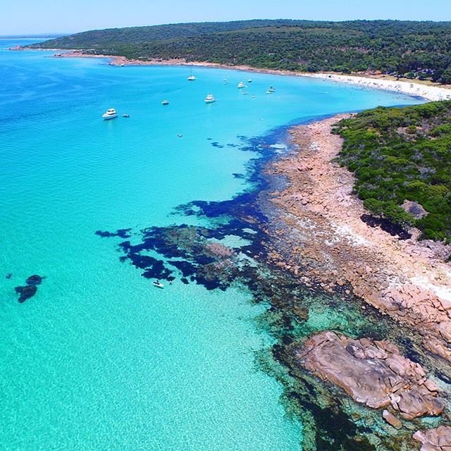 Australia's tweet photo. Sunshine, beach, sleep, repeat - that's just how they roll in the @MargaretRiver region (Photo via IG/fp_aerials) https://t.co/O4Ku3XXw62
