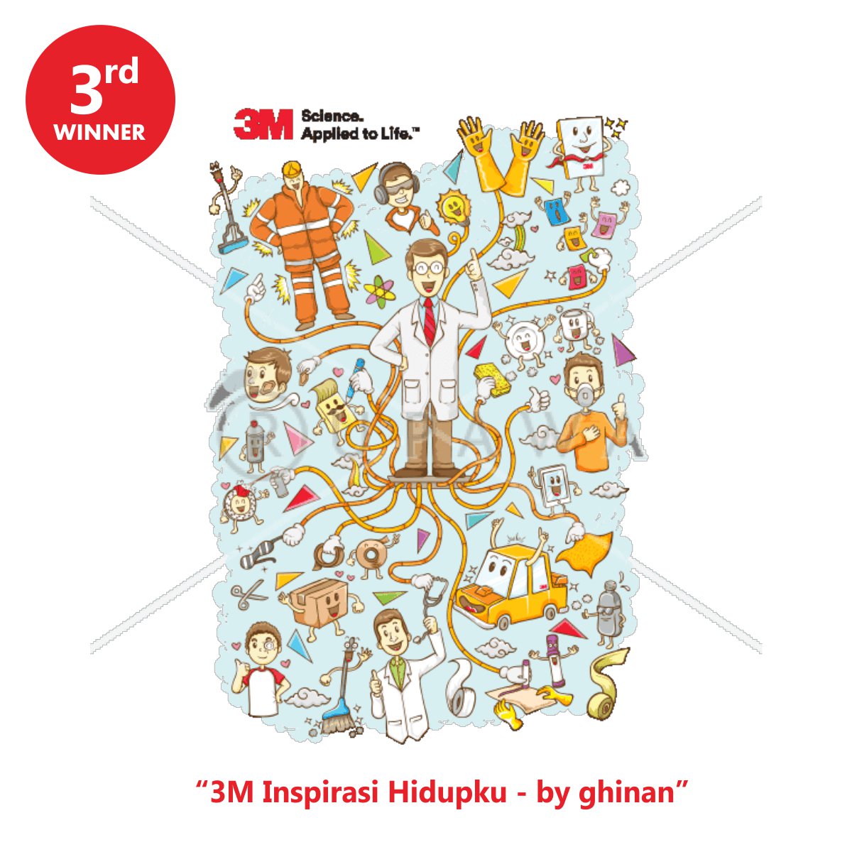 Jawara 3 #Top10 #RupKontes #LifeWith3M "3M Inspirasi Hidupku" by Ghinan
#infoLomba #DesignCompetition #LombaDesign