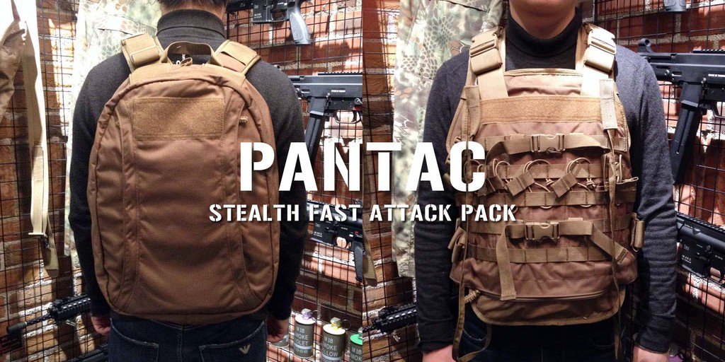 dragonforceshop's tweet photo. バックパックからプレートキャリアに変わる画期的なデザインのPANTAC「ステルス ファースト アタック パック」 https://t.co/Wgb4jdB8jf #サバゲー #ミリタリー #ドラゴンフォース #dragonfor… https://t.co/xZW951HZ0R