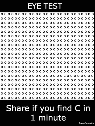 ShotblastSpares's tweet photo. Not sure what the fuss is about it's right there? #eyetest
Can you find the C in 1 minute? #findtheC https://t.co/jk8FmySagZ