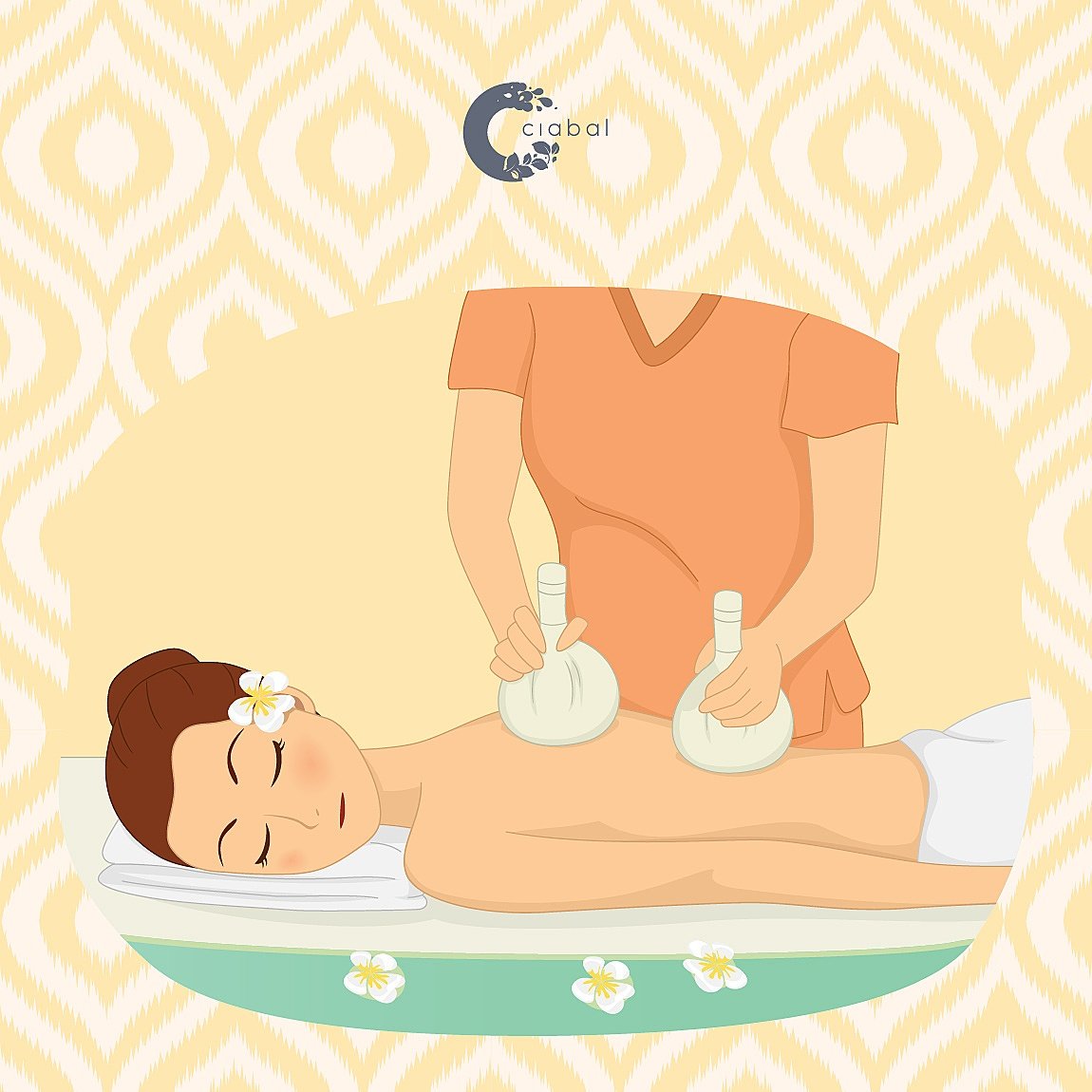 El masaje con Pindas procede de la medicina ayurvédica y su finalidad fundamental es la relajación cuerpo y mente