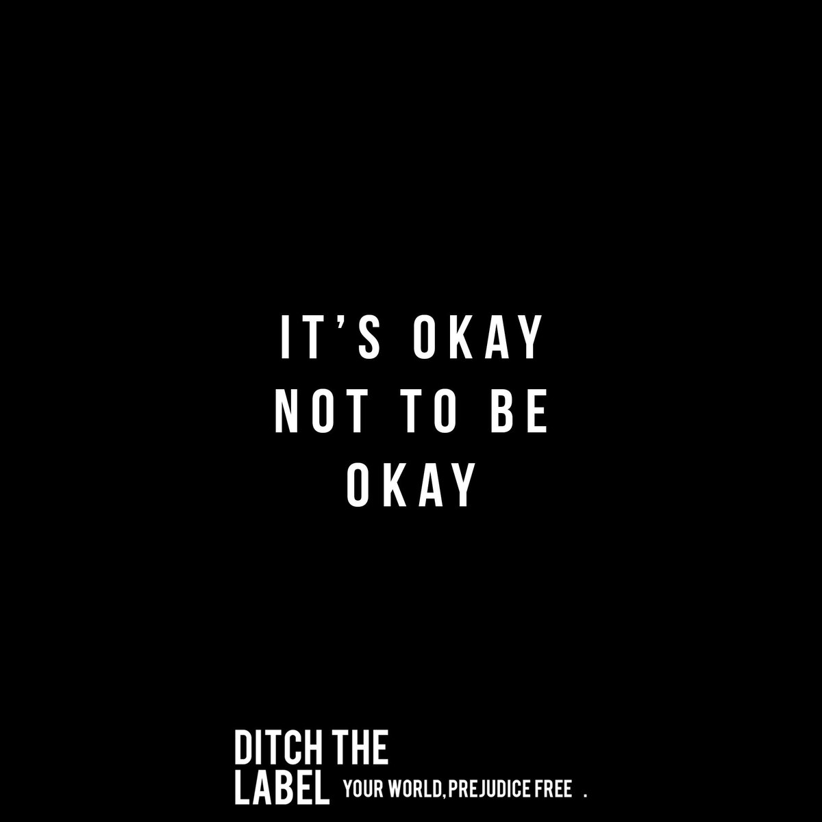 DitchtheLabel's tweet image. Society tells us to be happy all the time. That’s just not realistic, or even possible.