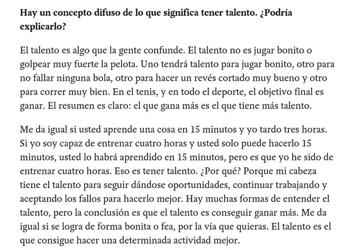 EnricSoriano_'s tweet photo. ¡ABSOLUTAMENTE BUENÍSIMO!

Rafa y Toni Nadal explicando qué es el talento.

Vía @esttoper + entrevista en el Español https://t.co/jl3lImYKey