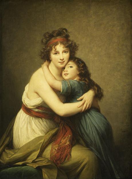 MuseeLouvre's tweet photo. Happy #NationalHugDay from Elisabeth Vigée-Le Brun and her daughter ! https://t.co/3TmZjyoUJl