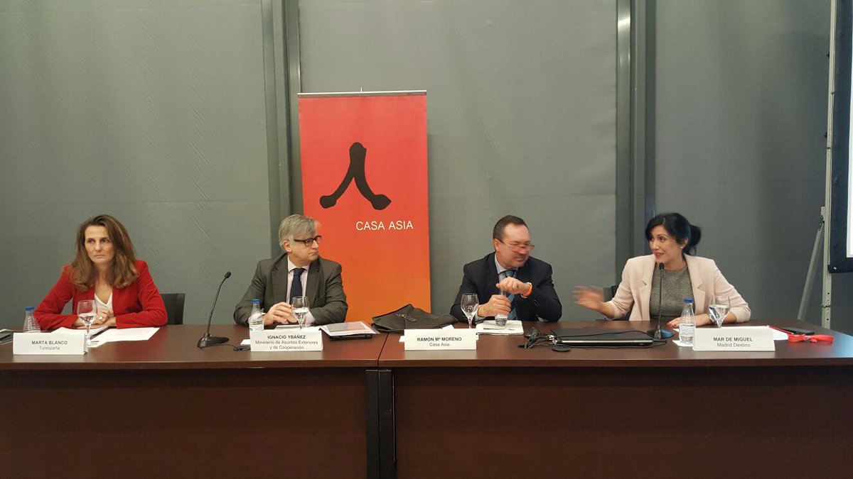 Asia Pacífico mercado prioritario para España.
Gracias <a href="/CasaAsia/">Casa Asia</a> <a href="/Turespana_/">Turespaña Oficial</a> <a href="/MADRID/">Ayuntamiento Madrid</a> <a href="/fitur_madrid/">FITUR</a> por iniciativa.