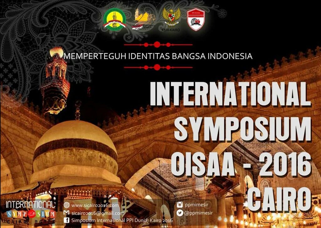 ppispanyol's tweet photo. International symposium @oisaa 2016 @sicairo2016 @ppmimesir.

Memperteguh identitas bangsa Indonesia. https://t.co/jgjRPz1C66