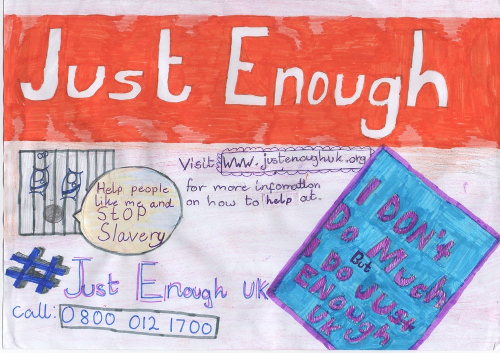 Justenoughgroup's tweet photo. A choice poster from one of our Westminster schools :-) #InspireNotShock #JustEnough https://t.co/jionflaRJX
