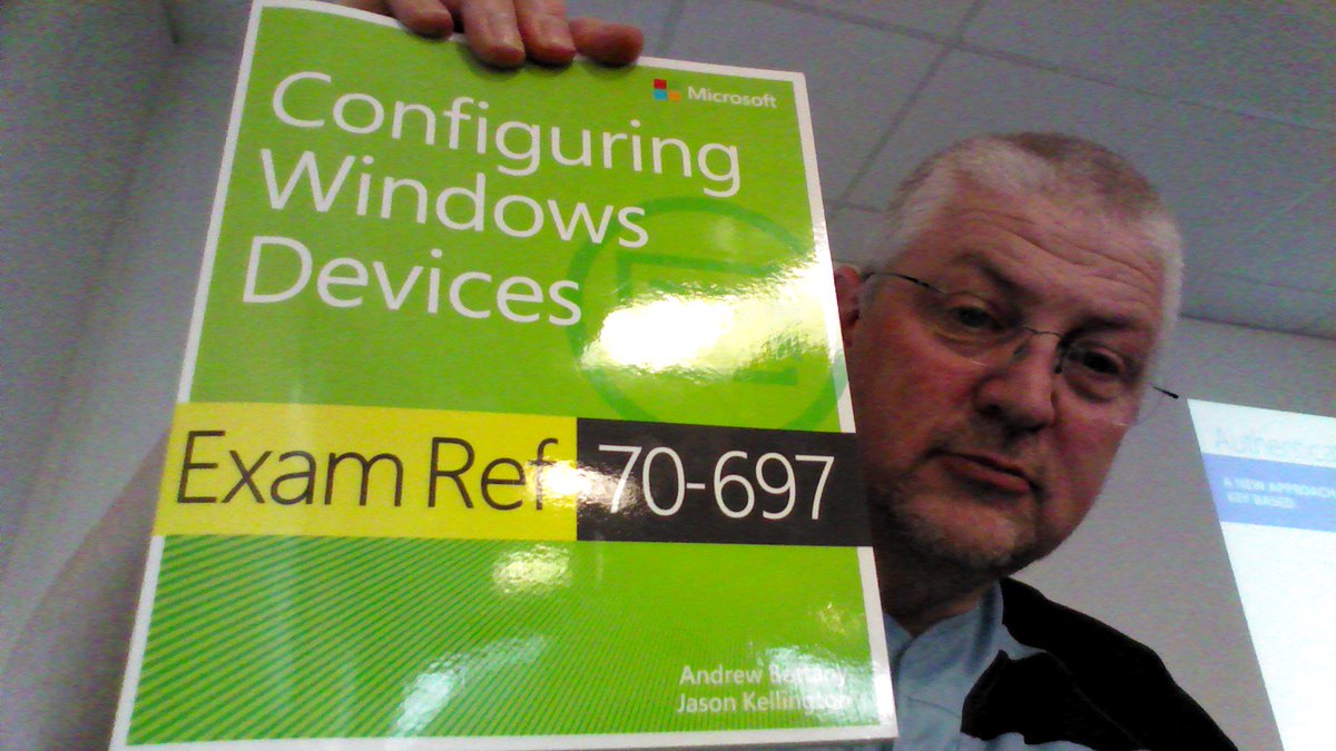 Just about to give away some swag #innovateit #ukitcamp written by <a href="/Andrew_Bettany/">Andrew Bettany MCT MVP</a> in our @windows 10 event