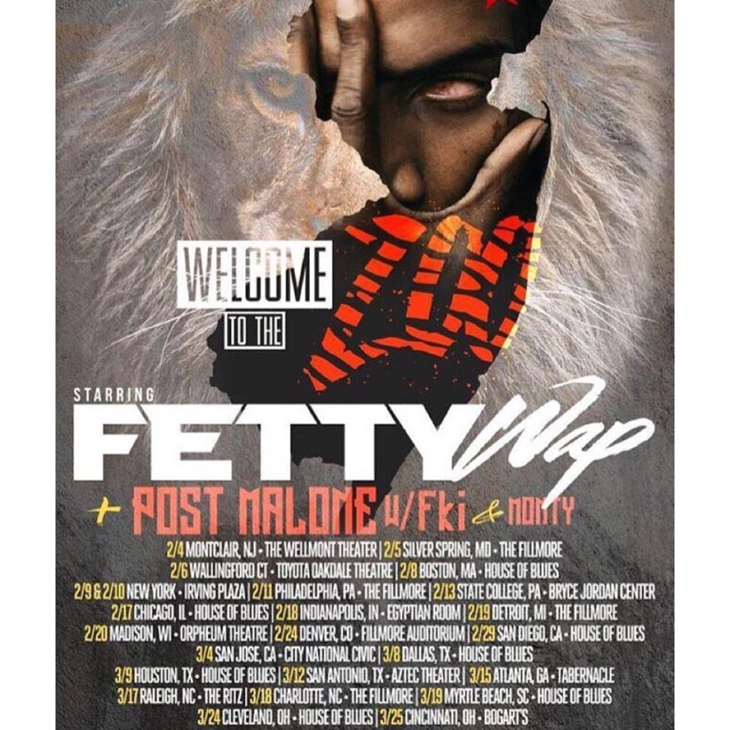 24 dates... Sold out.. <a href="/fettywap/">Fetty Wap</a> x <a href="/PostMalone/">Post Malone</a> x @FKi1st_ || I'll be pullin up in your city soon #jbmixedit