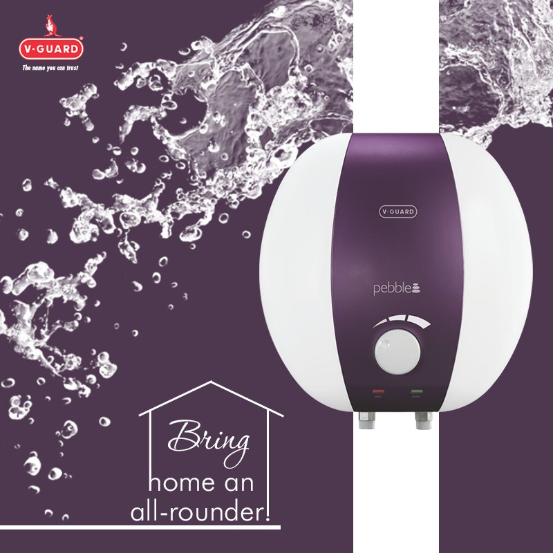V-Guard Official on X: Residing in a hard water prone area? Then, Pebble  water heaters are the solution. #AmazingInside #StunningOutside  https://t.co/ItXpDOrlYF / X