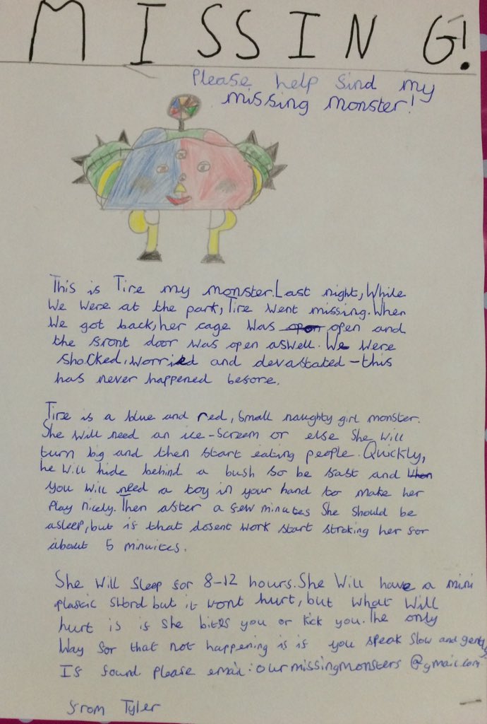 FindOurMonsters's tweet photo. Another missing monster! Argh! They're everywhere. Please let us know where they are... #missingmonster https://t.co/rcLh2OTBHU