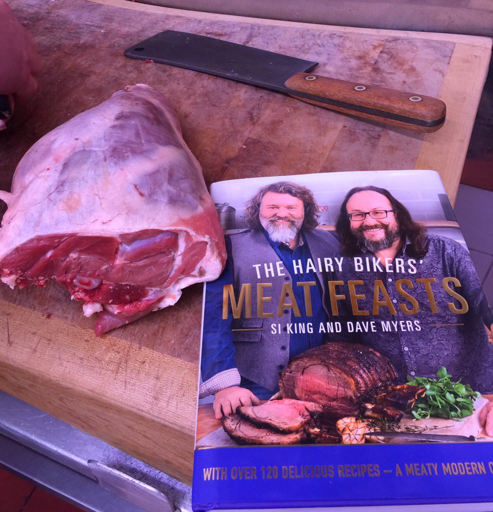 NigelButchers's tweet photo. Fancy @HairyBikers Roast Leg of Lamb with Rosemary and Garlic this weekend #Meatfeasts #shoplocal #Britishlamb https://t.co/UIprMDAFAV