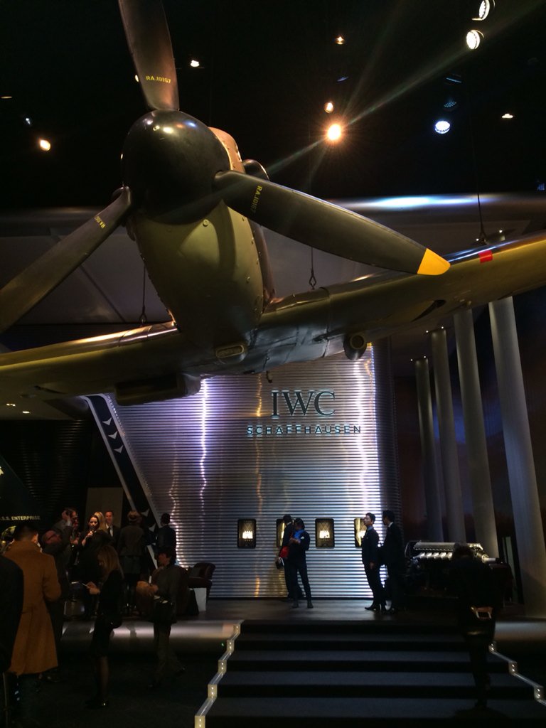SWRLive's tweet photo. Heading into the last presentation of #SIHH2016 with @IWC &amp; what a cool booth! #SWRdoesSIHH https://t.co/bYITdx6RWM