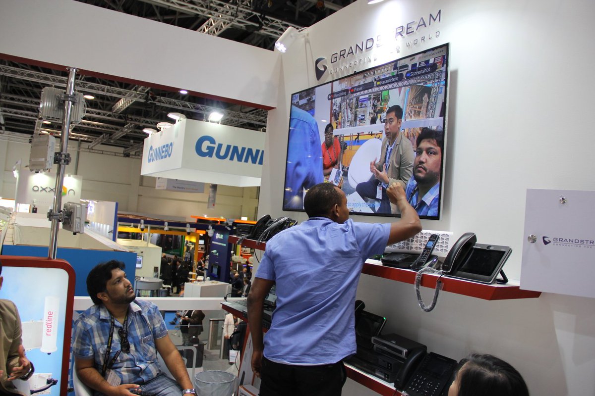 tabbarallc's tweet photo. The Grandstream products at @tabbarallc during the
#intersec2016 https://t.co/uOGHIAbPtZ