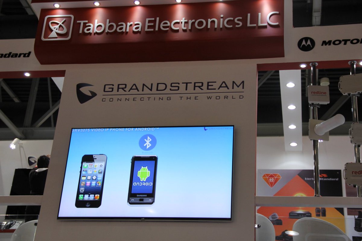 tabbarallc's tweet photo. The Grandstream products at @tabbarallc during the
#intersec2016 https://t.co/uOGHIAbPtZ