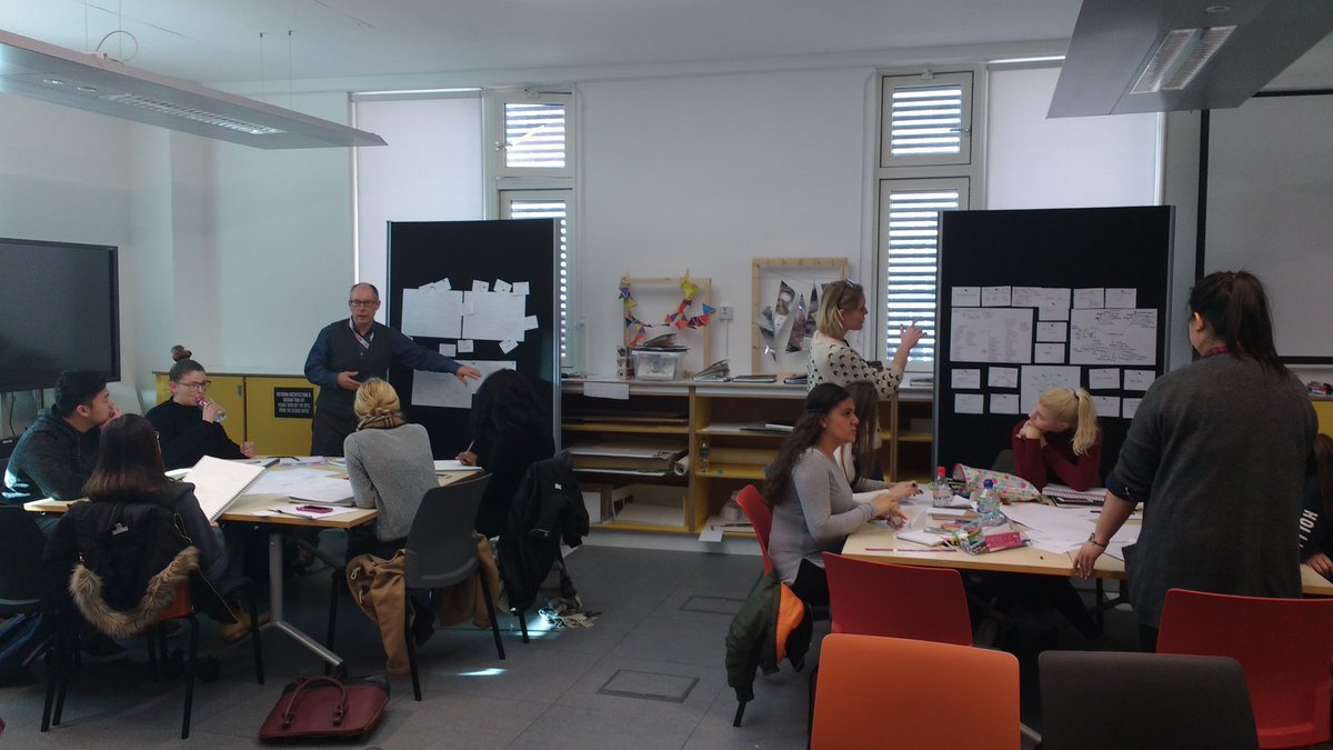 unknown1981b's tweet photo. Brief writing workshop -time for some group brainstorming @interiorPort @arch_port @ #IAD2 https://t.co/4BcOTUYdJX