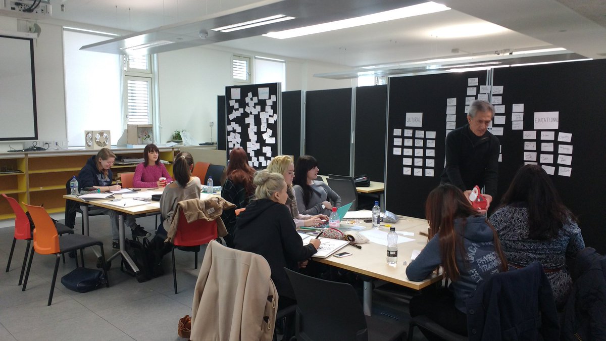 unknown1981b's tweet photo. Brief writing workshop -time for some group brainstorming @interiorPort @arch_port @ #IAD2 https://t.co/4BcOTUYdJX