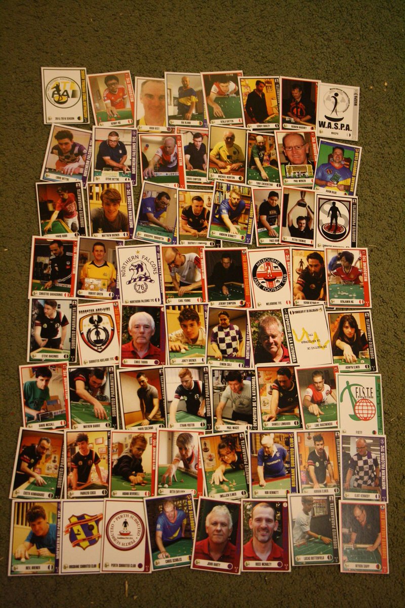TFW_HQ's tweet photo. Subbuteo FISTF Stars of this Weekend Grand Prix In Sidney Australia Limited Edtion Set
#FISTF #SubbuteoSport https://t.co/B707MfvEtN