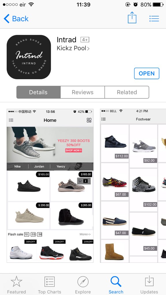 ladyelainelyons's tweet photo. Has anyone bought from either of the following apps? #Intrad or #Lacen #shopping #shoppingapps #shoes #apps https://t.co/3vH8dcc5zl