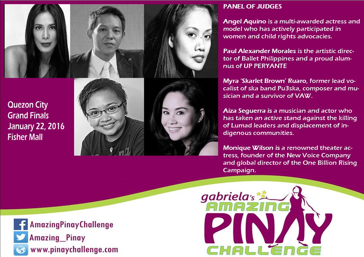 GabrielaWomenPL's tweet photo. These celebs are out to help women help women https://t.co/qaXSWI5N4l … #AmazingPinay @angkathy @radikalchick https://t.co/AhlwbD06jD