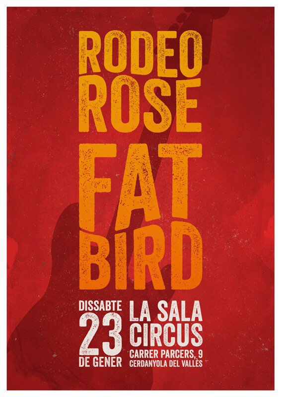 noninaBCNrock's tweet photo. @Rodeo_Rose y #fatbirdband a @SalaCircus 22:45!!! 5€ - 4€ con evento Facebook https://t.co/qrxsdhBAML https://t.co/OZHR9N8CRo