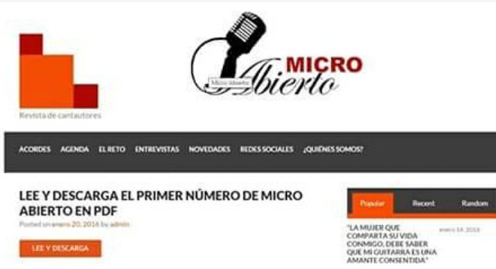 microabiertoWeb's tweet photo. ¡LA REVISTA! En nuestra web puedes descargar la primera entrega de la revista en PDF ¡¡¡¡TOTALMENTE COMPLETA!!!! https://t.co/y8owQuGIBA