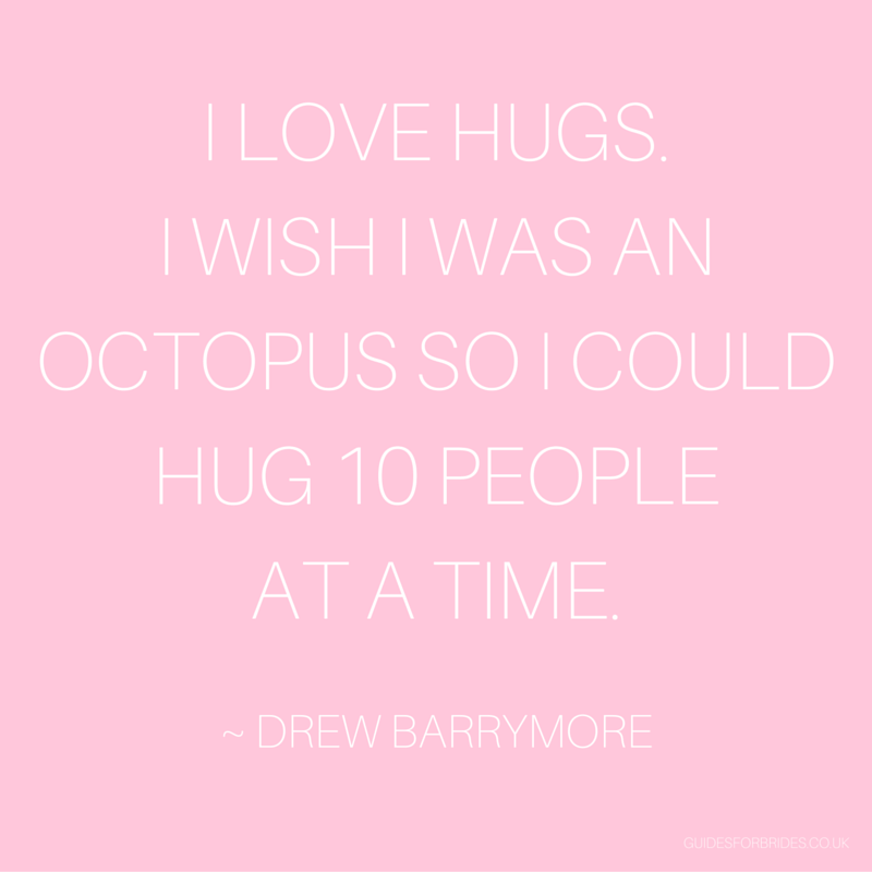 Who loves hugs?! #NationalHugDay 🙌😍 #wedding #love #quoteoftheday