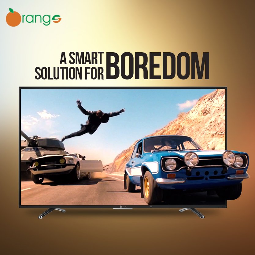 OrangeLEDTVs's tweet photo. A Smart Solution for your boredom is going to entertain you ! Orange Smart TV - Coming Soon! #OrangeLED #SigmaPK https://t.co/loD557juRo