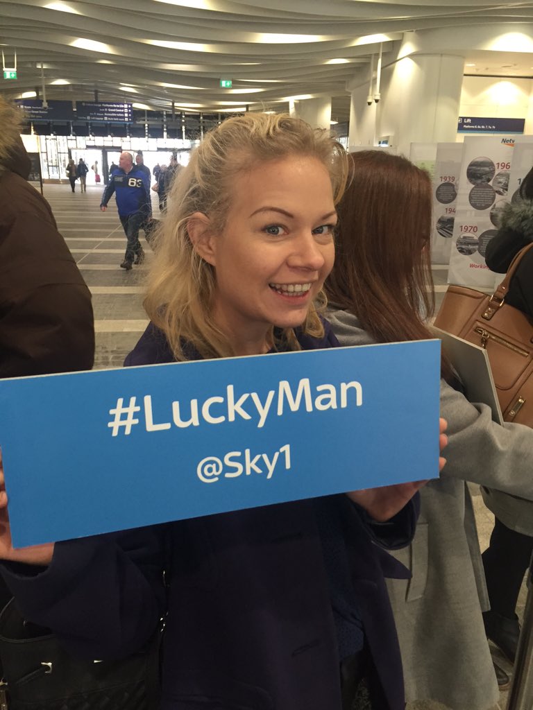 HadleyAlice's tweet photo. At new street! @sky1 #luckyman #sky1birmingham https://t.co/XSSA56zqlK