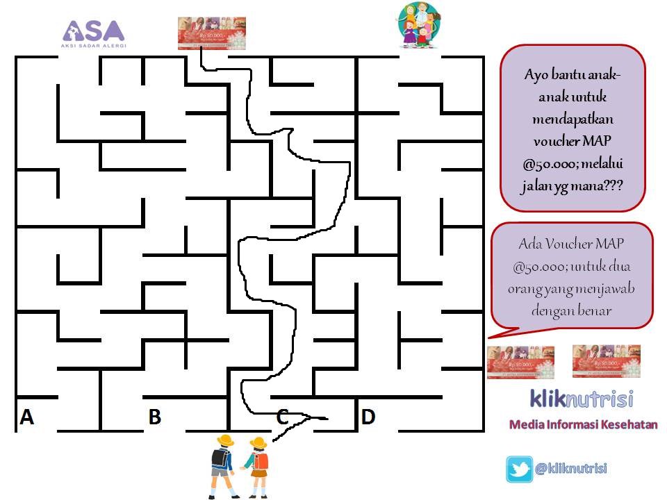 ratnacallula's tweet photo. @kliknutrisi  Jalur C  #kuis #voucherMAP #kuisnya @iberdesu @Lestari_Htb @tikasaharajaya @AgisriaDia @RafaKirani https://t.co/kws47kcitD