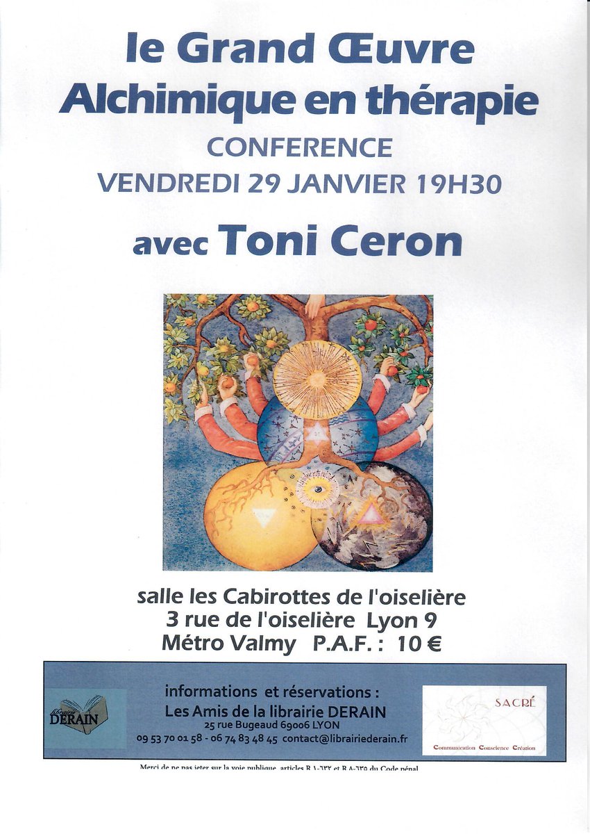 LibrairieDerain's tweet photo. Conférence co-organisée avec l'association Sacré https://t.co/QEQl4HEnFf