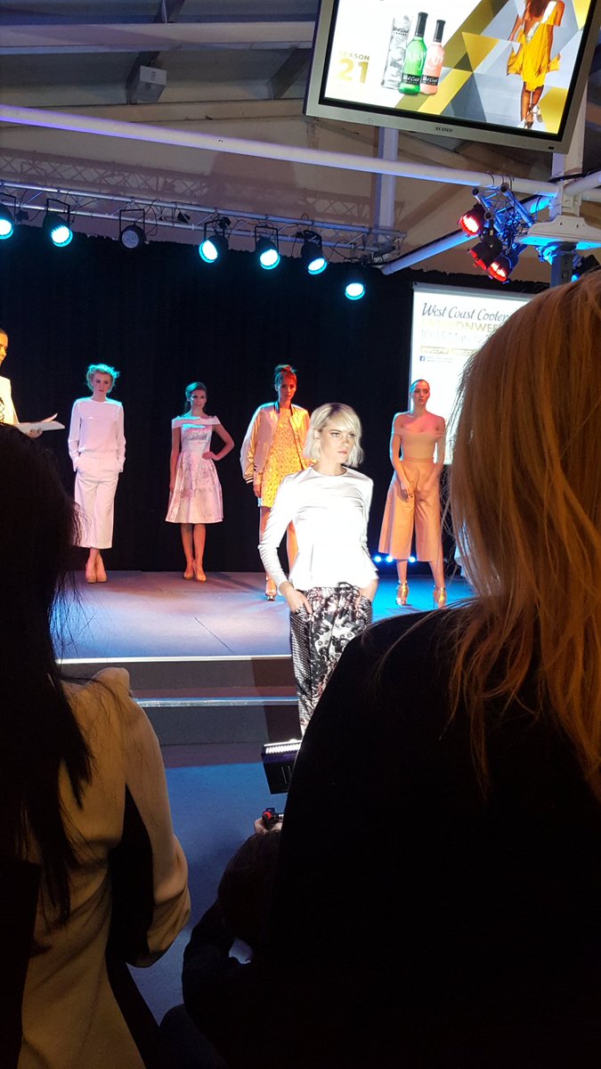BelfastLive's tweet image. Pretty florals and ruffles another two big trends for #WCCFW #SpringSummer16 @BELFASHIONWEEK